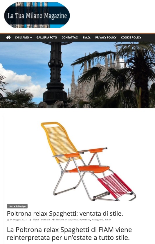 Spaghetti arredamento da giardino